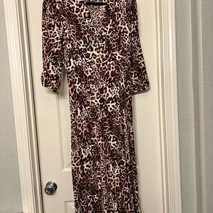 Leopard Print Maxi Dress
